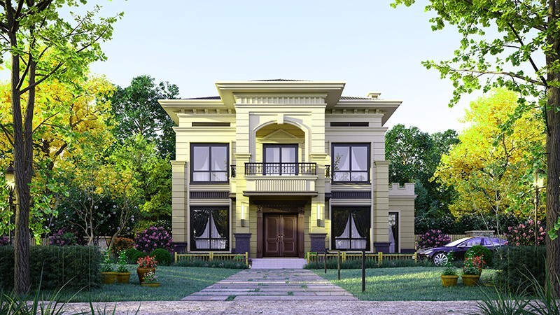 九江中式合院住宅，开放庭院与邻里乡亲更亲近